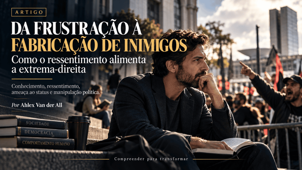 Da frustração à fabricação de inimigos: como o ressentimento alimenta a extrema-direita